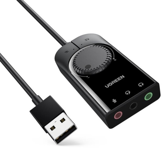 Soundcard USB 2.0 UGREEN CM129 Black 40964