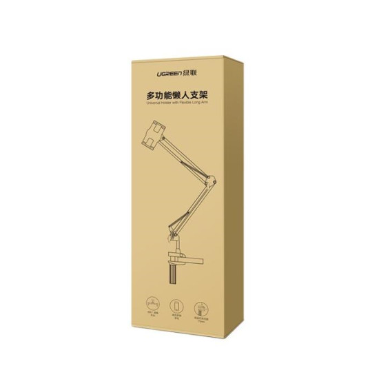 Holder for Smartphone with Flexible Arm UGREEN LP142 Black 50394 Holder for Smartphone with Flexible Arm UGREEN LP142 Black 50394