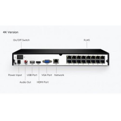 NVR POE Reolink RLN16-410B w/o HDD