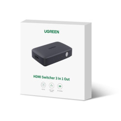 HDMI Switch 3Port 4K/30Hz UGREEN CM332 80125 HDMI Switch 3Port 4K/30Hz UGREEN CM332 80125