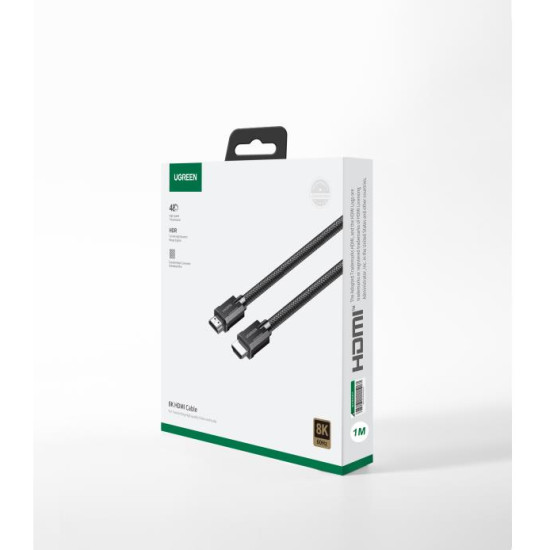 Cable HDMI M/M Braided 3m 4K/60Hz UGREEN HD118 40411 Cable HDMI M/M Braided 3m 4K/60Hz UGREEN HD118 40411
