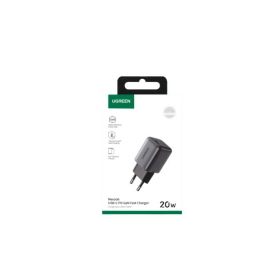 Charger GaN UGREEN CD318 20W PD Space Gray 90664