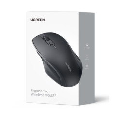 Mouse Wireless 2.4 GHz & Bluetooth UGREEN MU101 Black 90395