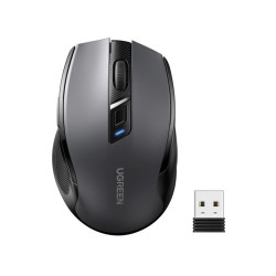 Mouse Wireless 2.4 GHz & Bluetooth UGREEN MU006 Black/Gray 90855
