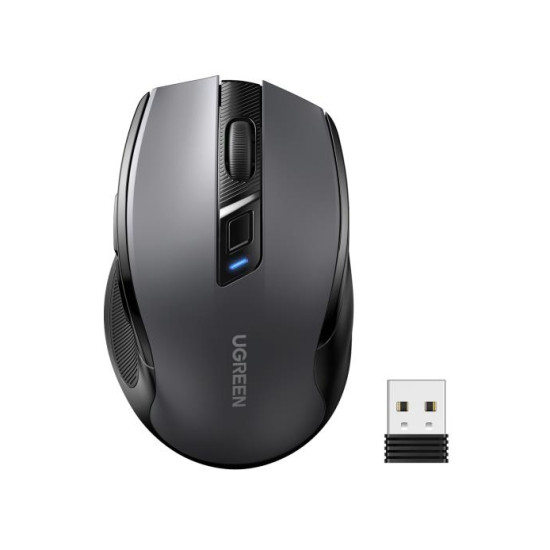Mouse Wireless 2.4 GHz & Bluetooth UGREEN MU006 Black/Gray 90855