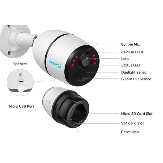 IP Camera 4G Reolink GO Plus 2K IP Camera 4G Reolink GO Plus 2K