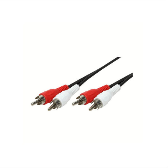 Cable Audio 2xRCA M/M 2.5m Logilink CA1039