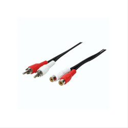 Cable Audio 2xRCA M/F 5m Logilink CA1037 Cable Audio 2xRCA M/F 5m Logilink CA1037