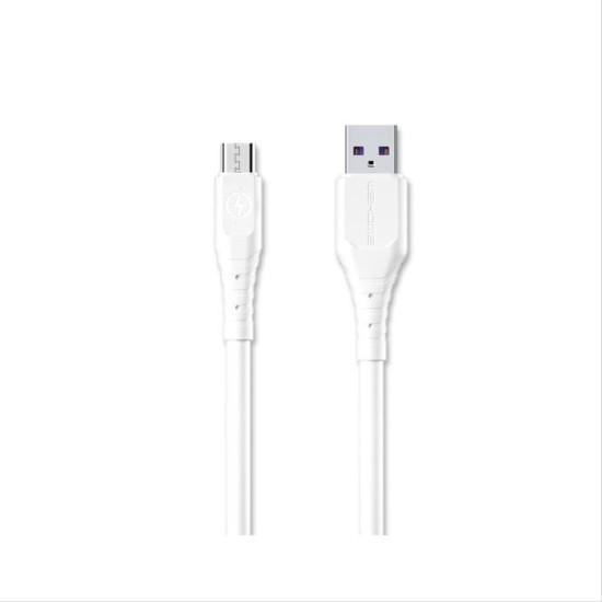 Charging Cable WK Micro Wargod White 2m WDC-152 6A