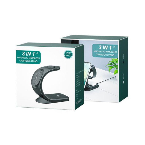 Wireless Magnetic Charger/Stand 15W WK OJD-83