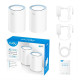 CUDY Wi-Fi mesh system M1200, AC1200 1200Mbps, dual band, 2τμχ CUDY Wi-Fi mesh system M1200, AC1200 1200Mbps, dual band, 2τμχ