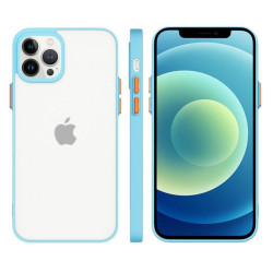 Milky Case silicone flexible translucent case for iPhone XS Max blue