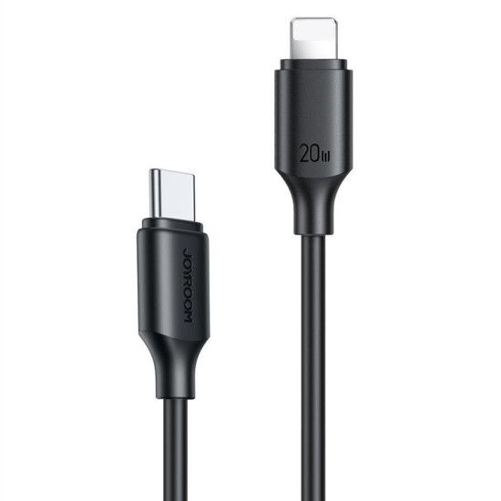 Joyroom cable USB-C - Lightning 480Mb / s 20W 0.25m black (S-CL020A9) Joyroom cable USB-C - Lightning 480Mb / s 20W 0.25m black (S-CL020A9)