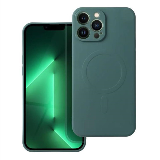 Silicone Mag Cover case for IPHONE 13 PRO MAX army green