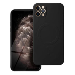 Silicone Mag Cover case for IPHONE 11 PRO MAX black
