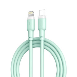 XO cable NB208A PD USB-C - Lightning 1,0m 20W green
