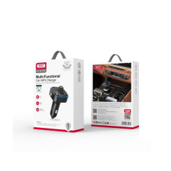 XO transmiter FM BCC08 Bluetooth MP3 car charger 3,1A black