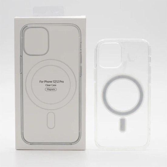FOR IPHONE 12/12 PRO MAGNETIC CLEAR CASE