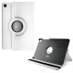 ΘΗΚΗ SAMSUNG P610/P613/P615/P619 TAB S6 LITE 10.4" LEATHER BOOK ROTATING STAND WHITE