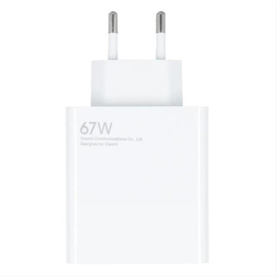 Original Wall Charger Xiaomi MDY-12-EH (head only) Fast Charger 67W white bulk