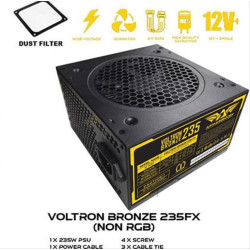 ARMAGGEDDON PSU 470W VOLTRON BRONZE 235FX NO LIGHT BULK VB470NL ARMAGGEDDON PSU 470W VOLTRON BRONZE 235FX NO LIGHT BULK VB470NL