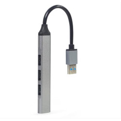 GEMBIRD 4-PORT USB HUB (USB3X1 - USB2X3 PORTS) SILVER