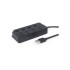 GEMBIRD USB 2.0 4-PORT HUB WITH SWITCHES BLACK UHB-U2P4P-01