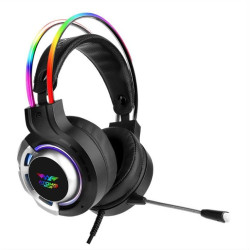 ARMAGGEDDON RGB HEADBAND GAMING STEREO HEADPHONE WITH MIC ATOM 9 ATOM9RGB