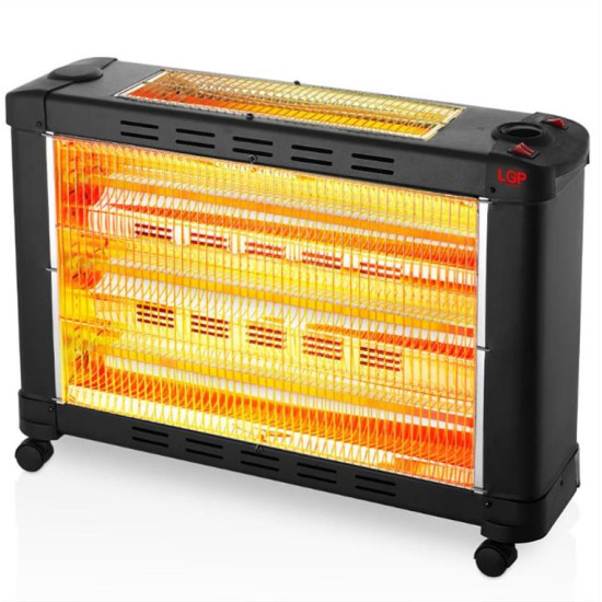 LGP MAXI ELECTRICAL QUARTZ HEATER 5-BARRED 2900W BLACK LGP112648 LGP MAXI ELECTRICAL QUARTZ HEATER 5-BARRED 2900W BLACK LGP112648