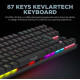 ARMAGGEDDON MECHANICAL KEYBOARD MKA-2C NEO BLACK LINEAR RED SWITCH MKA-2C-NBL