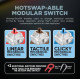 ARMAGGEDDON MECHANICAL KEYBOARD MKA-2C NEO BLACK LINEAR RED SWITCH MKA-2C-NBL