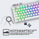 ARMAGGEDDON MECHANICAL KEYBOARD MKA-7C PHYCHEAGLE WHITE MKA-7C-WHT