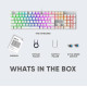 ARMAGGEDDON MECHANICAL KEYBOARD MKA-7C PHYCHEAGLE WHITE MKA-7C-WHT