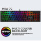 ARMAGGEDDON MECHANICAL KEYBOARD MKA-7C PHYCHEAGLE BLACK MKA-7C-BLK ARMAGGEDDON MECHANICAL KEYBOARD MKA-7C PHYCHEAGLE BLACK MKA-7C-BLK