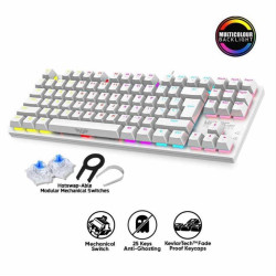 ARMAGGEDDON MECHANICAL KEYBOARD MKA-2C NEO WHITE LINEAR RED SWITCH MKA-2C-NWL