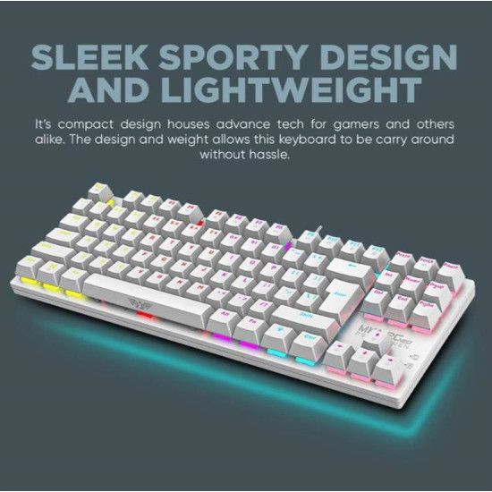 ARMAGGEDDON MECHANICAL KEYBOARD MKA-2C NEO WHITE LINEAR RED SWITCH MKA-2C-NWL ARMAGGEDDON MECHANICAL KEYBOARD MKA-2C NEO WHITE LINEAR RED SWITCH MKA-2C-NWL