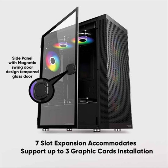 ARMAGGEDDON GAMING PC CASE TESSARAXX APEX 8 AIR E-ATX MESH DESIGN FRONT PANEL BLACK APEX8AIRB ARMAGGEDDON GAMING PC CASE TESSARAXX APEX 8 AIR E-ATX MESH DESIGN FRONT PANEL BLACK APEX8AIRB