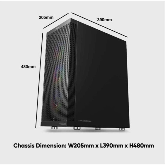 ARMAGGEDDON GAMING PC CASE TESSARAXX APEX 8 AIR E-ATX MESH DESIGN FRONT PANEL BLACK APEX8AIRB ARMAGGEDDON GAMING PC CASE TESSARAXX APEX 8 AIR E-ATX MESH DESIGN FRONT PANEL BLACK APEX8AIRB