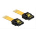 DELOCK καλώδιο SATA 82473, 3Gb/s, 30cm, κίτρινο