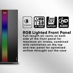 ARMAGGEDDON GAMING PC CASE TESSARAXX APEX 7 E-ATX BLACK APEX7B ARMAGGEDDON GAMING PC CASE TESSARAXX APEX 7 E-ATX BLACK APEX7B