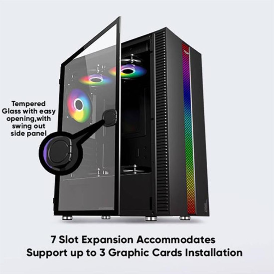 ARMAGGEDDON GAMING PC CASE TESSARAXX APEX 7 E-ATX BLACK APEX7B ARMAGGEDDON GAMING PC CASE TESSARAXX APEX 7 E-ATX BLACK APEX7B