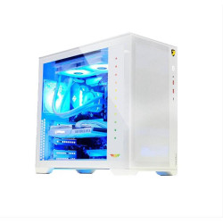 ARMAGGEDDON GAMING PC CASE FULL ATX TESSARAXX CORE 13 AIR WHITE CORE13AIRW