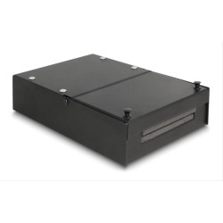 DELOCK κυτίο ένωσης 4 θυρών 66235 για Keystone modules, μαύρο
