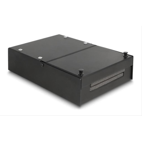DELOCK κυτίο ένωσης 4 θυρών 66235 για Keystone modules, μαύρο DELOCK κυτίο ένωσης 4 θυρών 66235 για Keystone modules, μαύρο