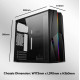 ARMAGGEDDON GAMING PC CASE MATX WITH RGB EFFECTS BLACK TRON1XB ARMAGGEDDON GAMING PC CASE MATX WITH RGB EFFECTS BLACK TRON1XB