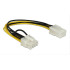 DELOCK PCI Express 6-pin to PCI Express 8-pin cable 83775, 20cm