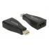 DELOCK αντάπτορας DisplayPort mini σε HDMI 65864, 4K, Passive, μαύρος