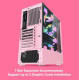 ARMAGGEDDON RUBY B-V ATX GAMING PC CASE  PINK RUBY-BV