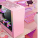 ARMAGGEDDON RUBY B-V ATX GAMING PC CASE  PINK RUBY-BV