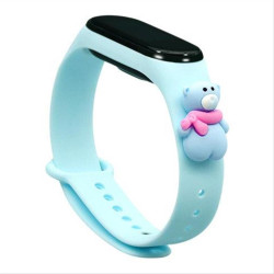 Strap Xmas Wristband for Xiaomi Mi Band 4 / Mi Band 3 Christmas Silicone Strap Bracelet Blue